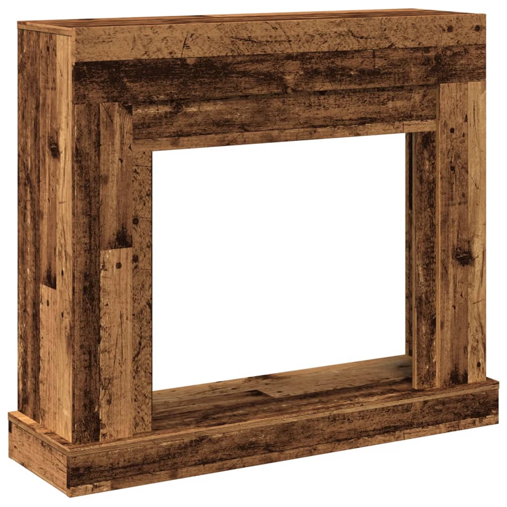 Vidaxx Kaminverkleidung 100x30x87,5 cm behandeltes Holz, altholzfarben