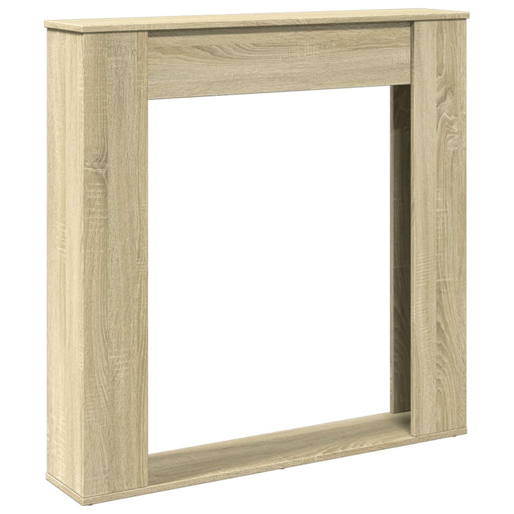 VidaXL Kaminverkleidung 100x20x100 cm Holzwerkstoff Sonoma-Eiche-farbig