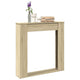 VidaXL Kaminverkleidung 100x20x100 cm Holzwerkstoff Sonoma-Eiche-farbig