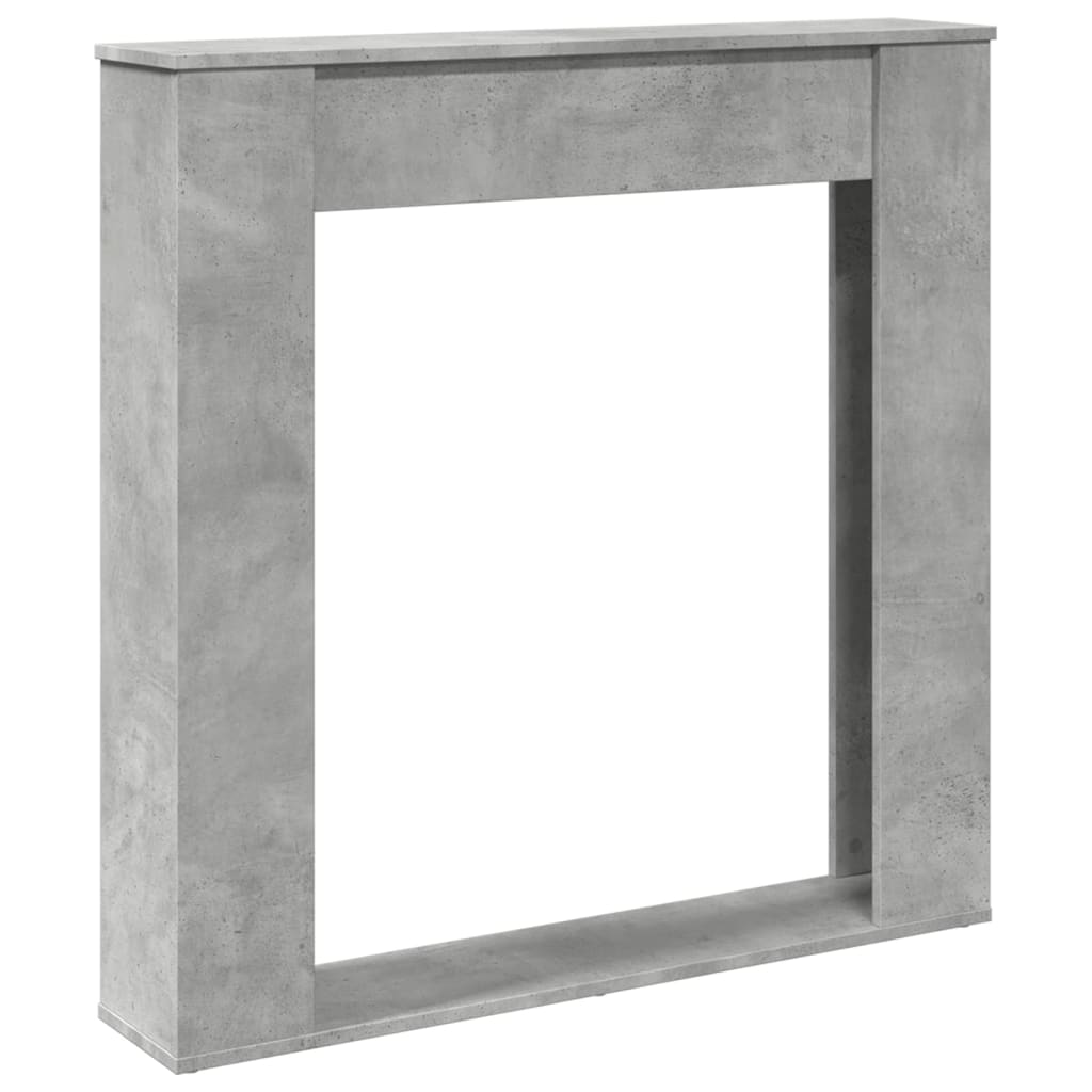 Vidaxx Kaminverkleidung 100x20x100 cm Holzwerkstoff Betongrau