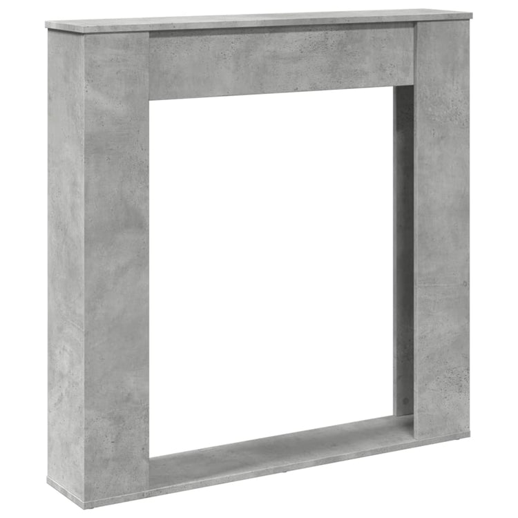 Vidaxx Kaminverkleidung 100x20x100 cm Holzwerkstoff Betongrau