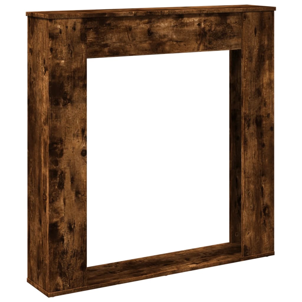Vidaxx Kaminverkleidung 100x20x100 cm verarbeitetes Holz, Räuchereiche