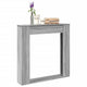 Vidaxxl Kaminverkleidung 100 x 20 x 100 cm, Holzwerkstoff, Farbe Sonoma-Eiche, Grau