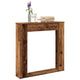VidaXL Kaminverkleidung 100x20x100 cm behandeltes Holz, altholzfarben