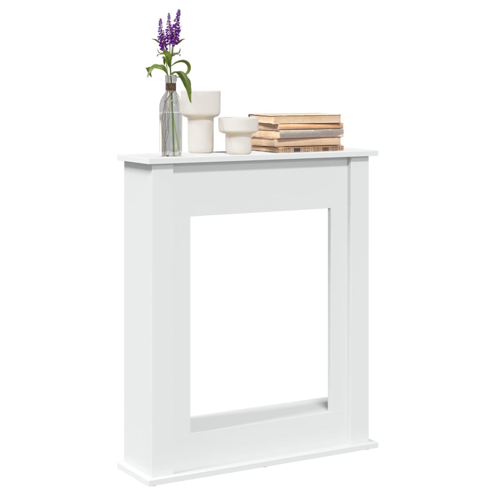 Vidaxx Kaminverkleidung 75x20x87,5 cm Holzwerkstoff weiß