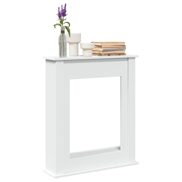 Vidaxx Kaminverkleidung 75x20x87,5 cm Holzwerkstoff weiß