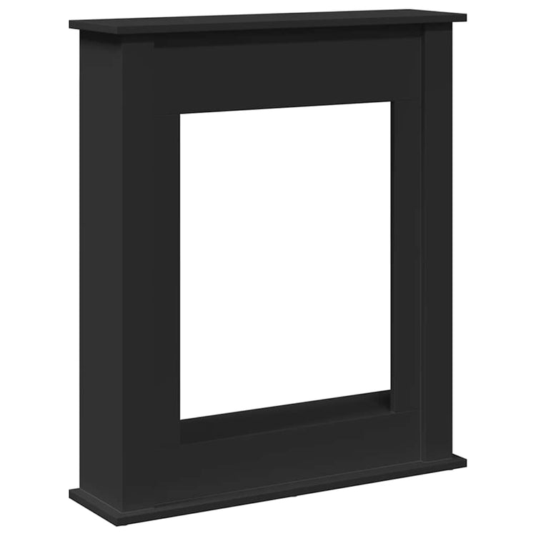 Vidaxx Kaminverkleidung 75x20x87,5 cm verarbeitetes Holz schwarz