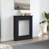 Vidaxx Kaminverkleidung 75x20x87,5 cm verarbeitetes Holz schwarz