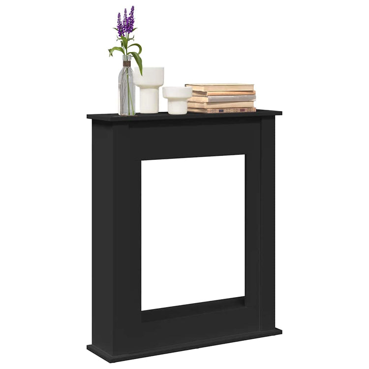 Vidaxx Kaminverkleidung 75x20x87,5 cm verarbeitetes Holz schwarz