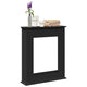 Vidaxx Kaminverkleidung 75x20x87,5 cm verarbeitetes Holz schwarz
