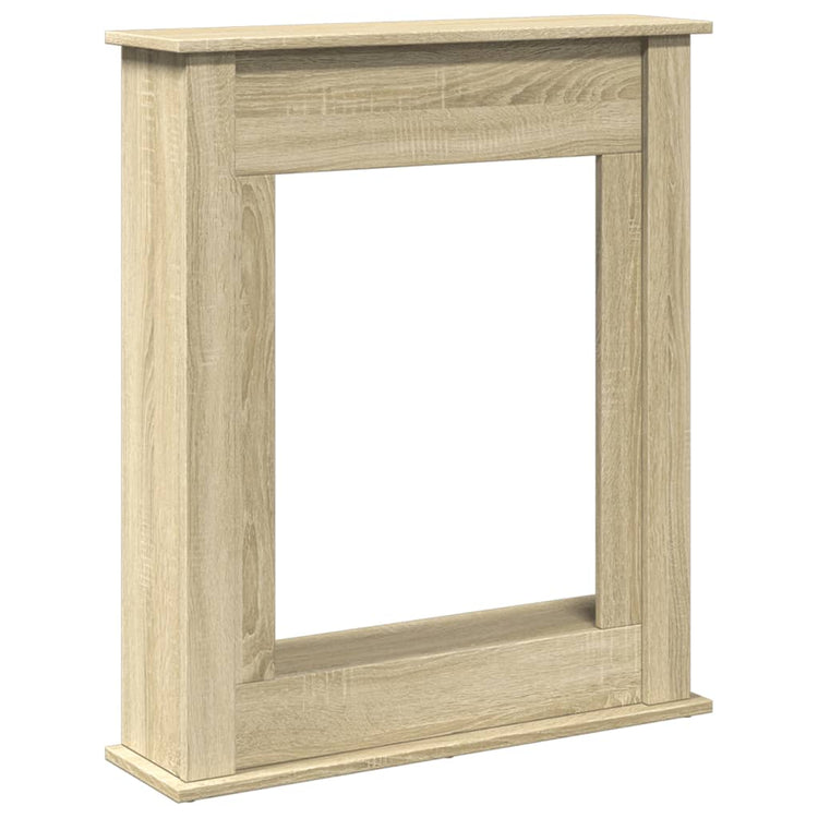 VidaXL Kaminverkleidung 75x20x87,5 cm Holzwerkstoff Sonoma-Eiche-farbig