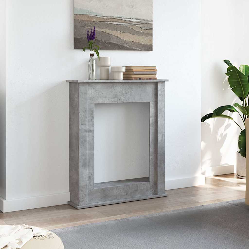 Vidaxx Kaminverkleidung 75x20x87,5 cm Holzwerkstoff Betongrau