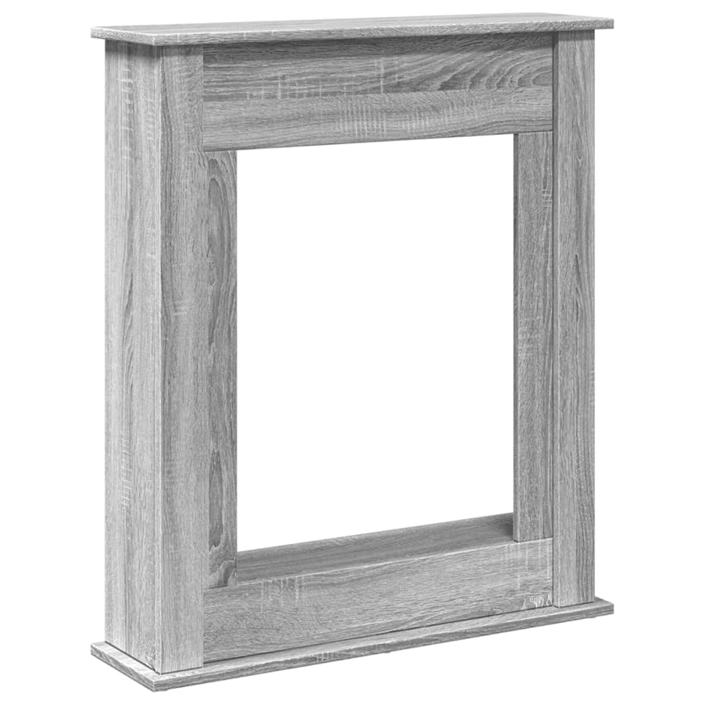 Vidaxx-Kaminverkleidung 75 x 20 x 87,5 cm, Holzwerkstoff, Farbe Sonoma-Eiche, Grau