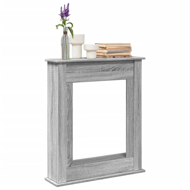 Vidaxx-Kaminverkleidung 75 x 20 x 87,5 cm, Holzwerkstoff, Farbe Sonoma-Eiche, Grau