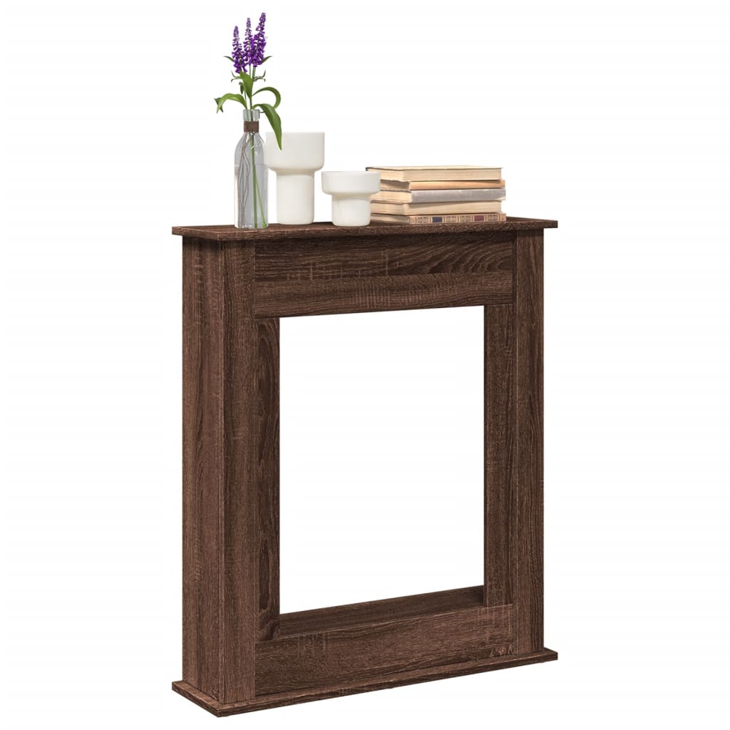 Vidaxx Kaminverkleidung 75x20x87,5 cm Holzwerkstoff braune Eiche
