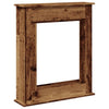VidaXL Kaminverkleidung 75x20x87,5 cm behandeltes Holz, altholzfarben