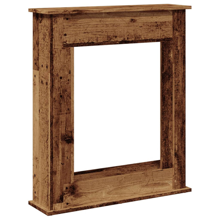 VidaXL Kaminverkleidung 75x20x87,5 cm behandeltes Holz, altholzfarben