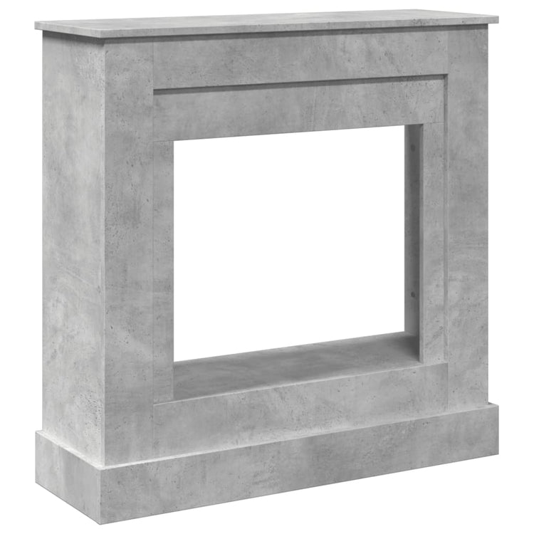 Vidaxx Kaminverkleidung 90x30x90 cm Holzwerkstoff Betongrau