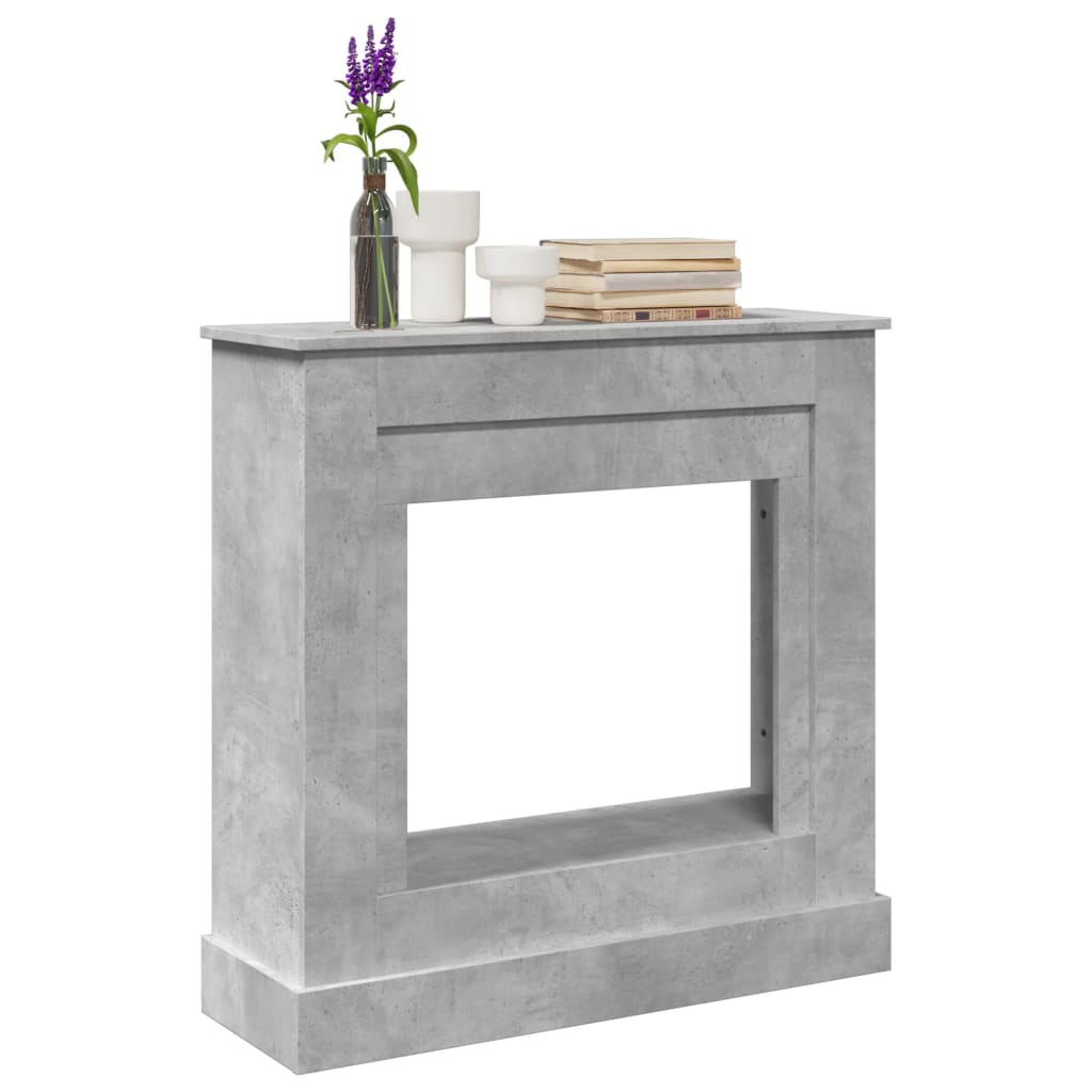 Vidaxx Kaminverkleidung 90x30x90 cm Holzwerkstoff Betongrau