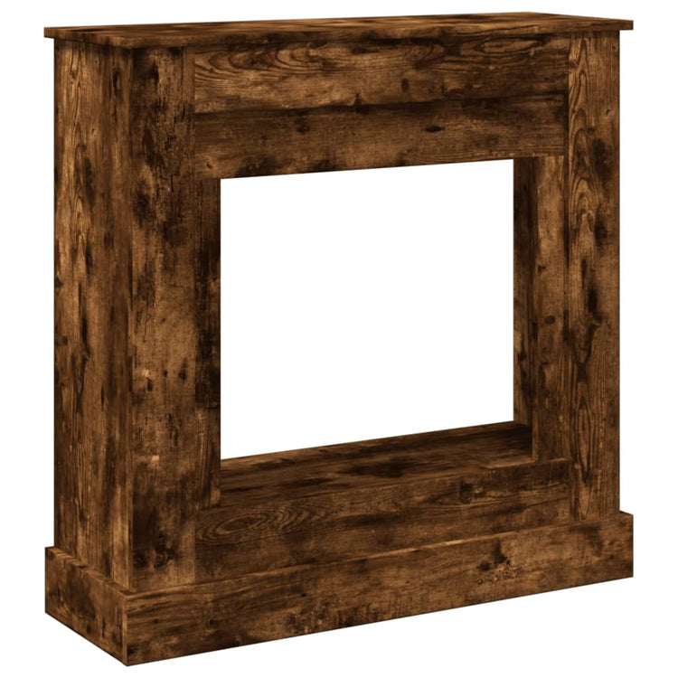 Vidaxx Kaminverkleidung 90x30x90 cm verarbeitetes Holz, Räuchereiche