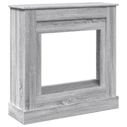 Vidaxx-Kaminverkleidung 90 x 30 x 90 cm, Holzwerkstoff, Farbe Sonoma-Eiche, Grau - afbeelding 2