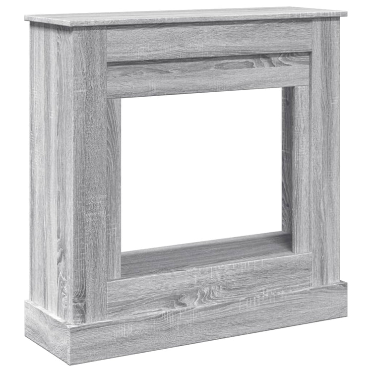 Vidaxx-Kaminverkleidung 90 x 30 x 90 cm, Holzwerkstoff, Farbe Sonoma-Eiche, Grau