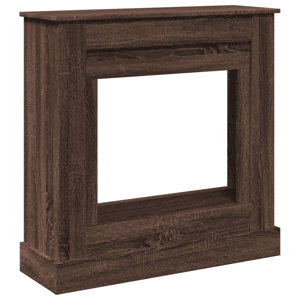 Vidaxx Kaminverkleidung 90x30x90 cm, Holzwerkstoff, braune Eiche