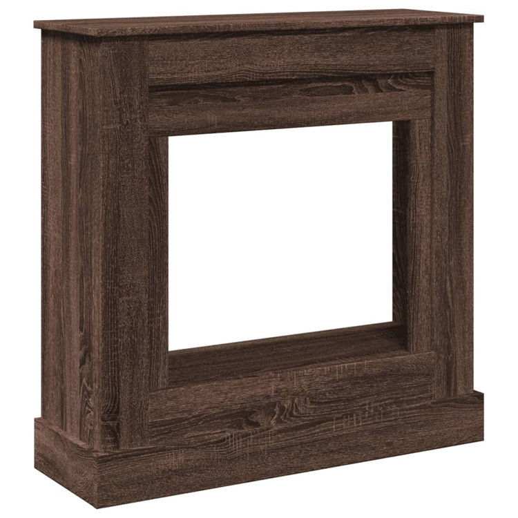 Vidaxx Kaminverkleidung 90x30x90 cm, Holzwerkstoff, braune Eiche