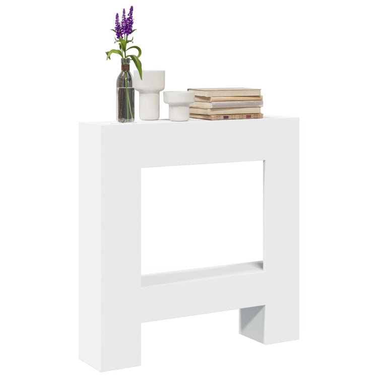 Vidaxx Kaminverkleidung 81x18x82 cm Holzwerkstoff weiß