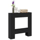 Vidaxl Hairstop 81x18x82 cm verarbeitetes Holz schwarz