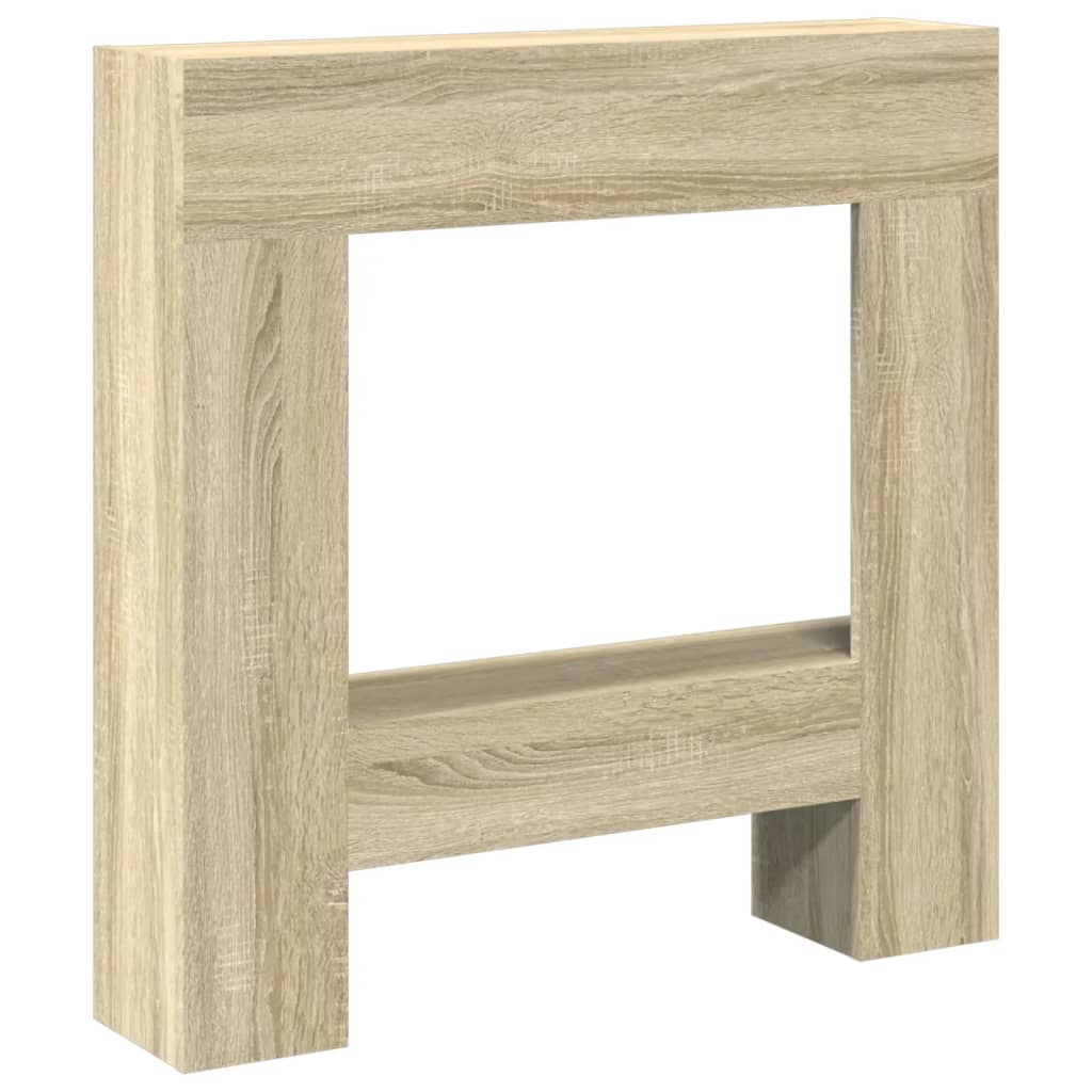 Vidaxl Hairstop 81x18x82 cm verarbeitetes Holz Sonoma Eiche gefärbt
