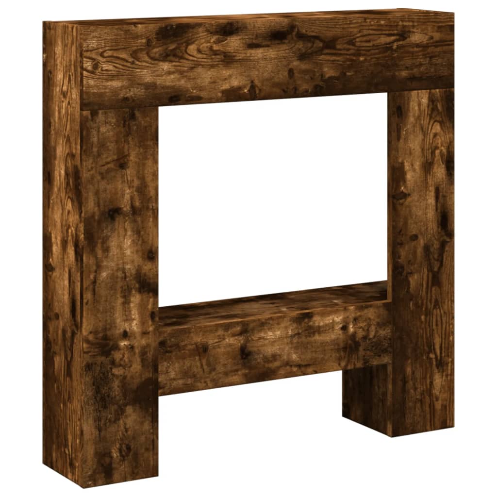 Vidaxx Kaminverkleidung 81x18x82 cm verarbeitetes Holz, Räuchereiche