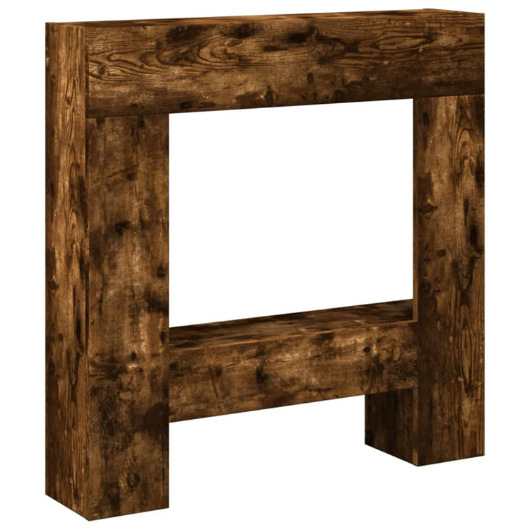 Vidaxx Kaminverkleidung 81x18x82 cm verarbeitetes Holz, Räuchereiche