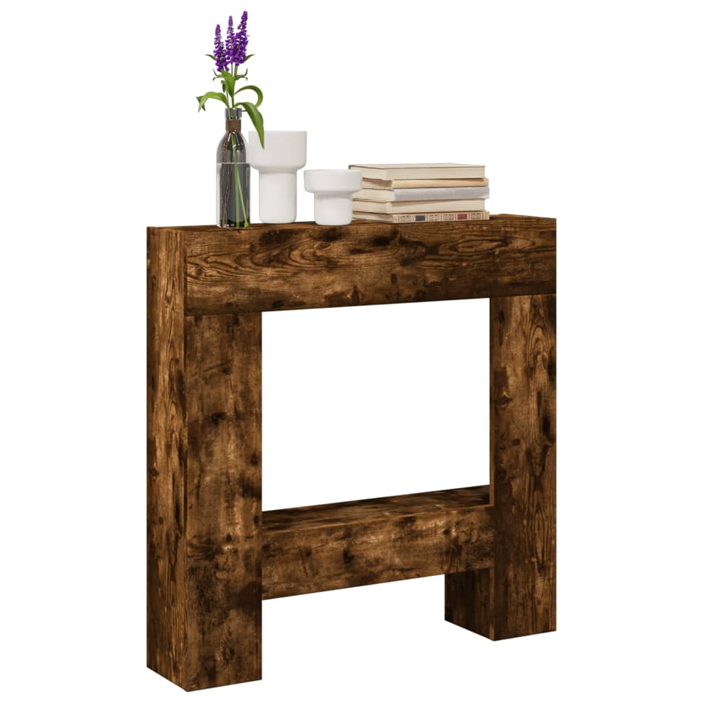 Vidaxx Kaminverkleidung 81x18x82 cm verarbeitetes Holz, Räuchereiche