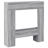 Vidaxl Hairstop 81x18x82 cm verarbeitetes Holzgrau Sonoma Eiche Farbe - afbeelding 2