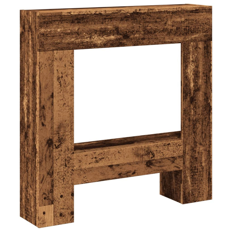 Vidaxx Kaminverkleidung 81x18x82 cm verarbeitetes Holz, altholzfarben