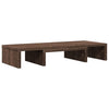 Vidaxl Monitor Standard einstellbar 60x24x10,5 cm Holzbraune Eiche