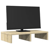 Vidaxl Monitor Standard 50x27x10 cm verarbeitetes Holz Sonoma Eiche -Colored - afbeelding 3