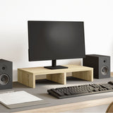 Vidaxl Monitor Standard 50x27x10 cm verarbeitetes Holz Sonoma Eiche -Colored - afbeelding 1