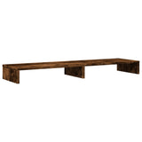 Vidaxl Monitor Standard 100x27x10 cm verarbeiteter Holzgeräuchchen -Eiche gefärbt - afbeelding 2