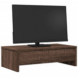 Vidaxl Monitor -Ständer mit Schubladen 50x27x15 cm Holzbraune Eiche gefärbt - afbeelding 3