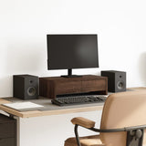 Vidaxl Monitor -Ständer mit Schubladen 50x27x15 cm Holzbraune Eiche gefärbt - afbeelding 1