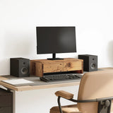 Vidaxl Monitor -Ständer mit Schubladen 50x27x15 cm verarbeitetes Holz altes Holz - afbeelding 1
