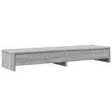 Vidaxl Monitor -Ständer mit Schubladen 100x27x15 cm Holzgrau Sonoma Eiche - afbeelding 2