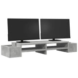 VIDAXL -Monitorständer mit Speicherplatz 100x27x15 cm Holzbetonpreis - afbeelding 3