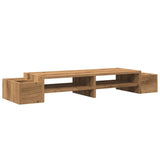 Vidaxl Monitor Stand Speicherplatz 100x27x15 cm Holzhandwerker -Eiche - afbeelding 2