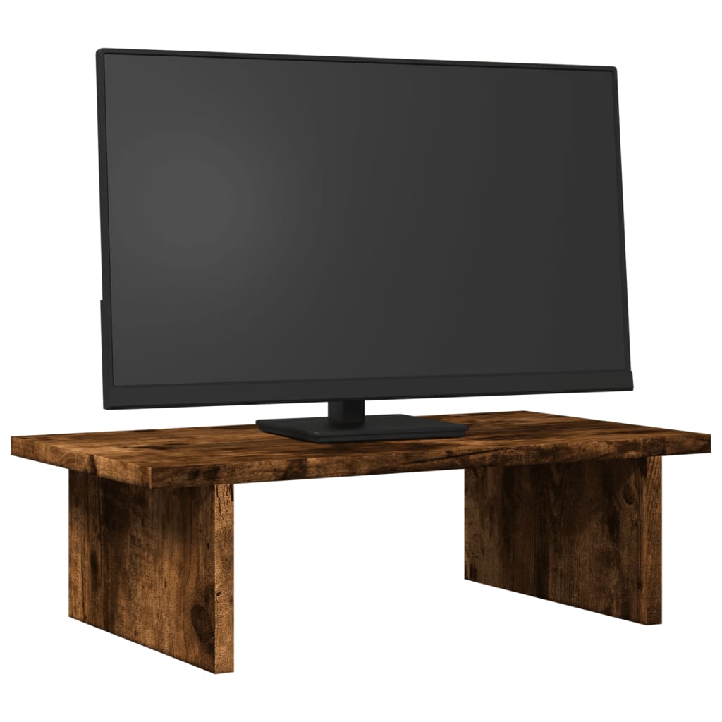 Vidaxl Monitor steht 50x27x15 cm propertiertes Holzgeräuchchen -Eichefarbe