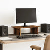 Vidaxl Monitor steht 50x27x15 cm propertiertes Holzgeräuchchen -Eichefarbe