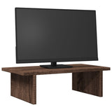 Vidaxl Monitor Standard 50x27x15 cm verarbeiteter Holzbraune -Eichefarbe - afbeelding 3