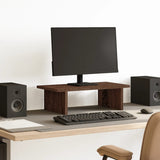 Vidaxl Monitor Standard 50x27x15 cm verarbeiteter Holzbraune -Eichefarbe - afbeelding 1